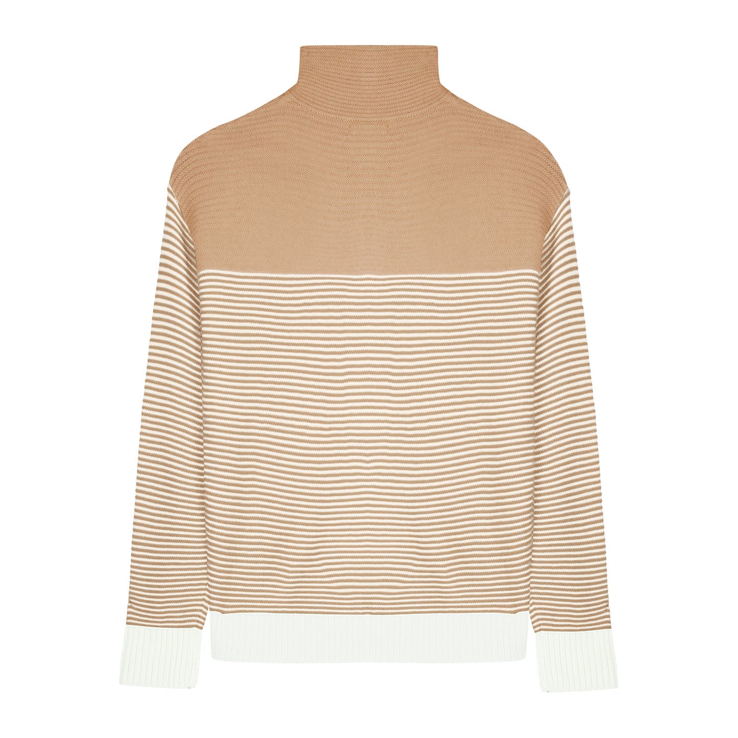 JACKSON SWEATER- White/Tan