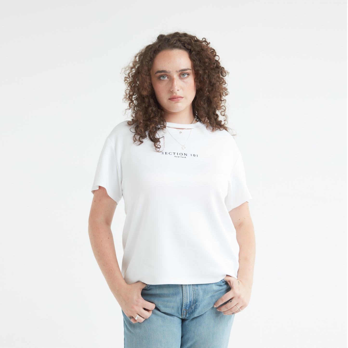 MADISON TEE- White