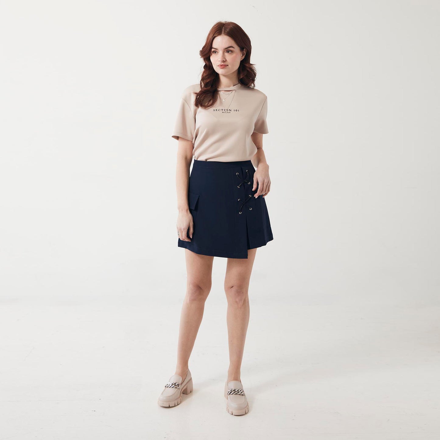 EVA SKIRT- Navy