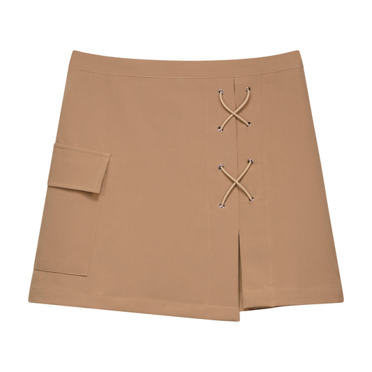 EVA SKIRT- Tan