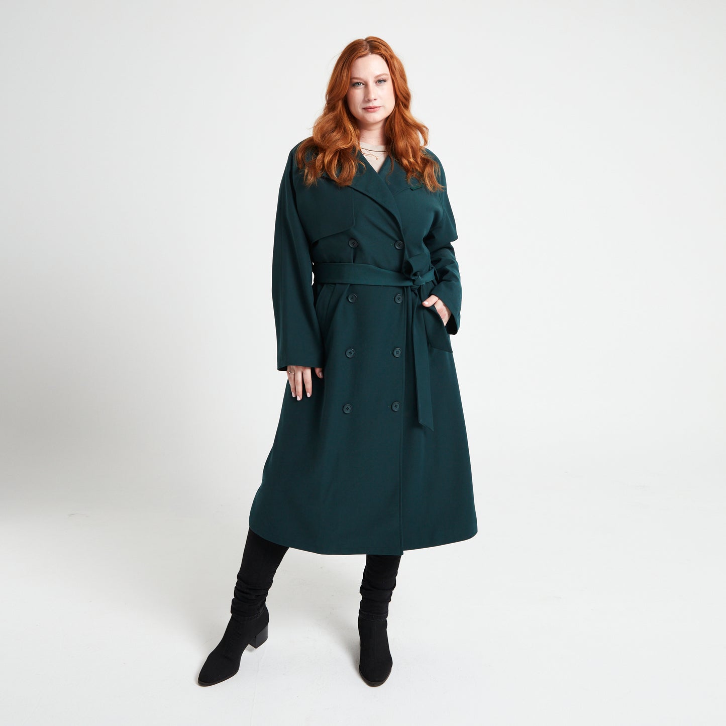 HUNTER TRENCH- Deep Emerald