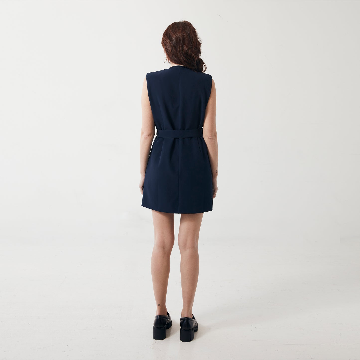 MADDIE DRESS- Navy