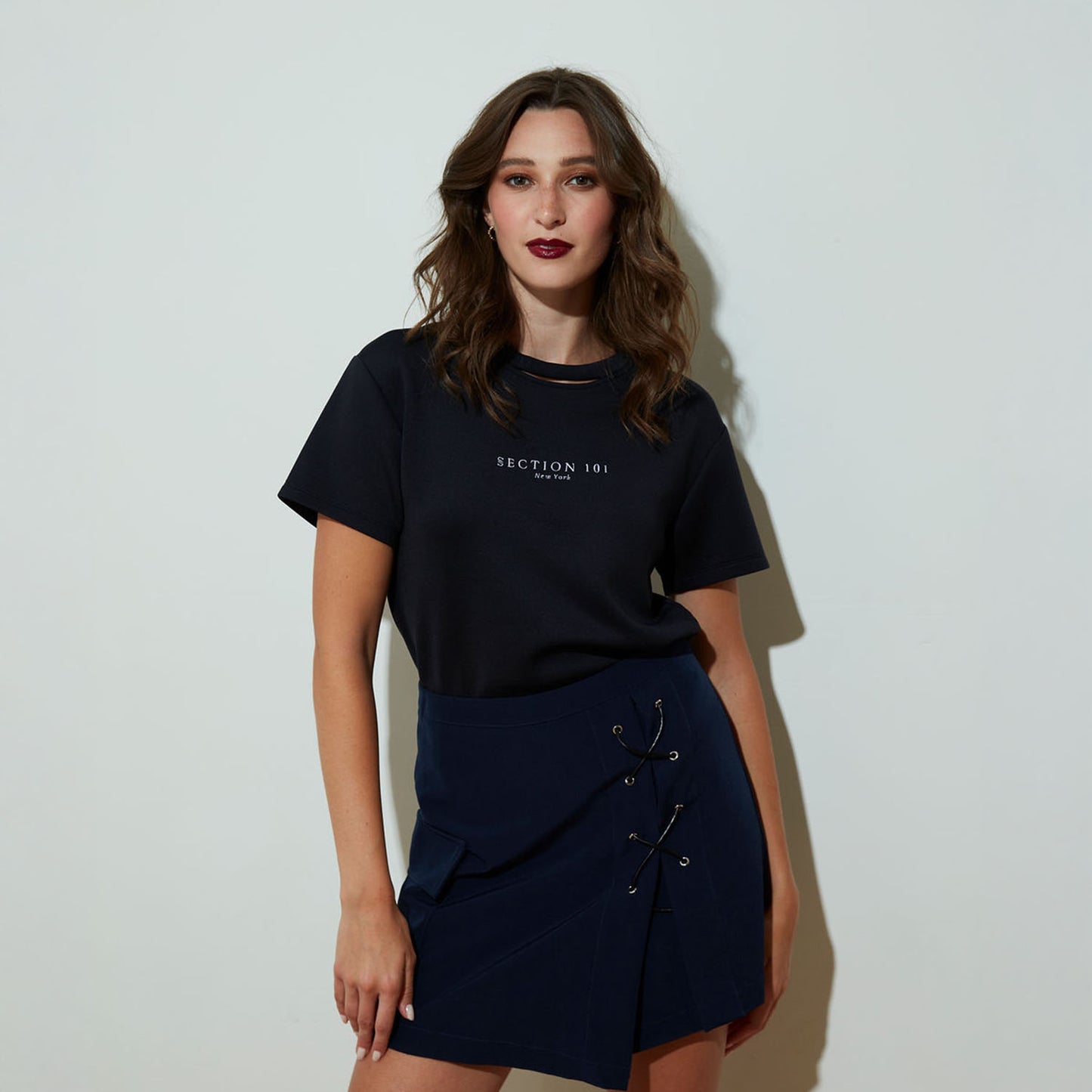 EVA SKIRT- Navy