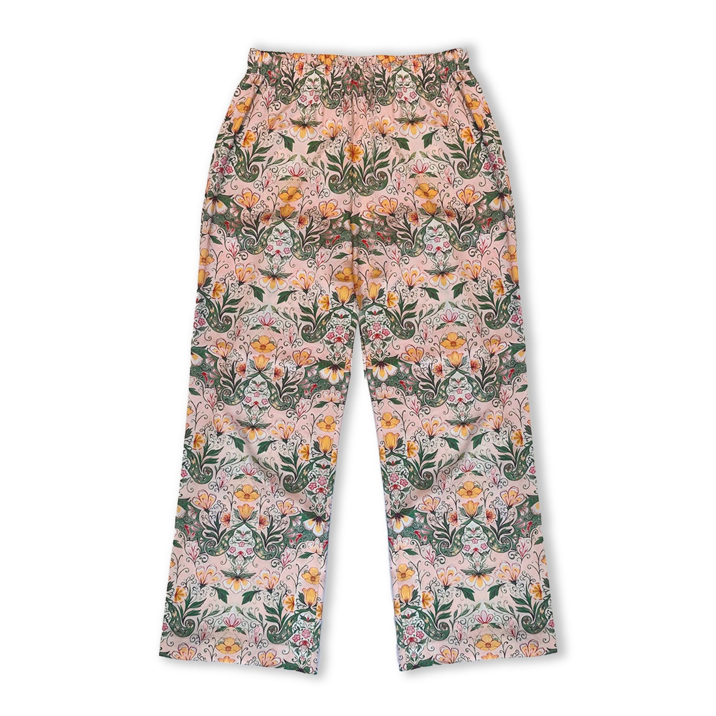 SMITH PANTS- Coral Multi