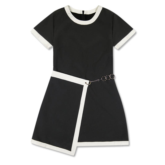 KENDALL DRESS- Black/White